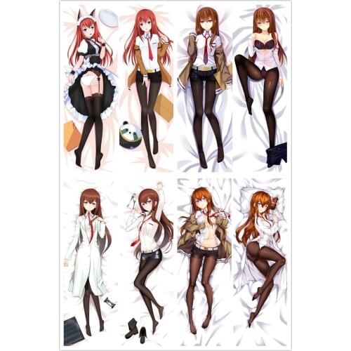 Steins Gate Dakimakura Body Silk Pillowcase Anime Manga Pillow Case Cover