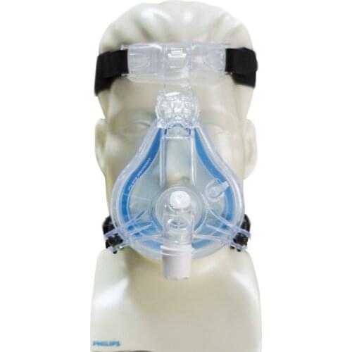 ComfortGel Blue Full Face Mask with Headgear Mouth Nasal Full Mask Breathing Apparatus for Sleep Apnea Nasal Anti Snoring