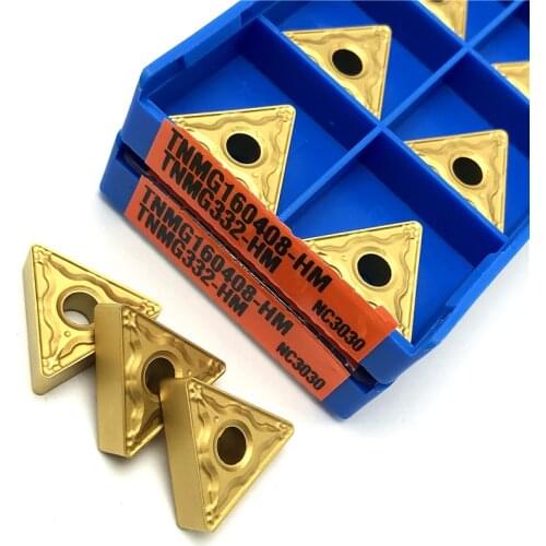 TNMG160408 HM PC9030 TNMG160408 HM NC3020 External Turning Tool Carbide Inserts CNC Cutting Tools TNMG 160408 HM turning insert