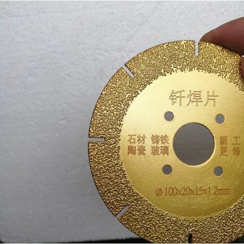 Vacuum Brazed Diamond 100mm 20 Hole For Marble Granite Brick And Tiles Glass Process At Good Price And Export Quailty