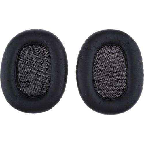 High Quality Earpads For Denon AH-MM400 Earphone Replacement Ear Pads Soft Protein Leather Memory Foam Earmuffs Black EH