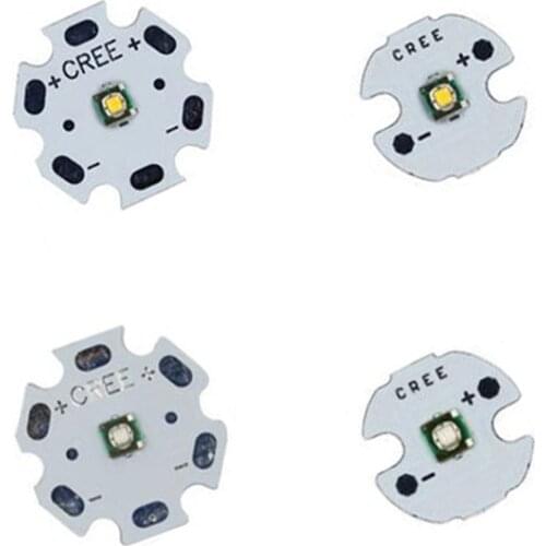 1-50pcs 3W Cree LED XPE XP-E R3 3535 SMD High Power LED Diode White Red Green Blue Yellow With 16mm 20mm PCB