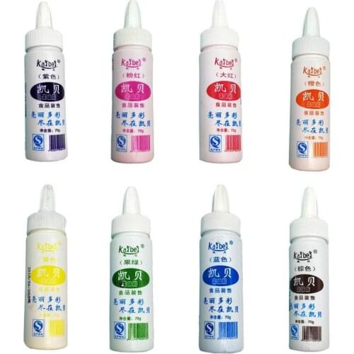 8 Flavors/set New Food Coloring Fruit Powder Cake Fondant Color Macaron Soap Decoration Dessert Baking Tools Cake Decal E4J2