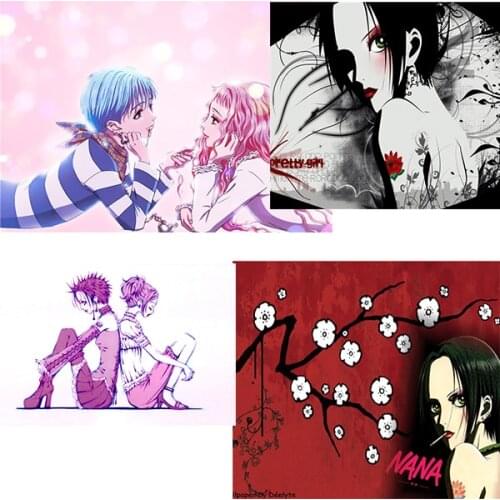 Full Diamond Embroidery NANA Animal Animation Diamond Painting Diamond Inlaid Diamond Mosaic DIY Room Decoration