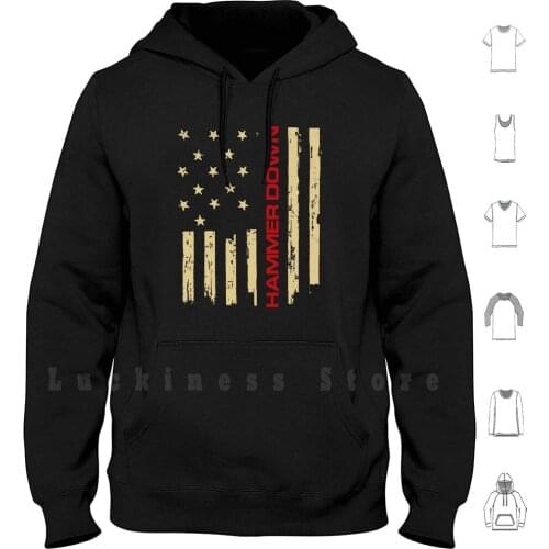 Hammer Down American Trucker hoodies 18 Wheeler Trucker Truck Driver Tractor Trailer