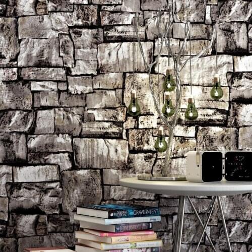 Beibehang stone Wall Paper Brick Wallpaper for Bedroom Living room wall papers home decor papel de parede para quarto flooring