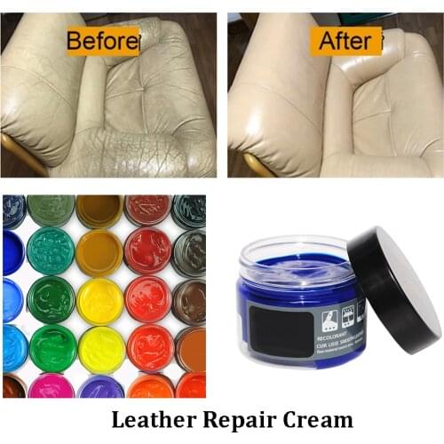 Household Leather Repair Cream Restore Car Seat Couch Shoes Sofa Scratch Scuffs Cream Leather Repair Filler Kit
