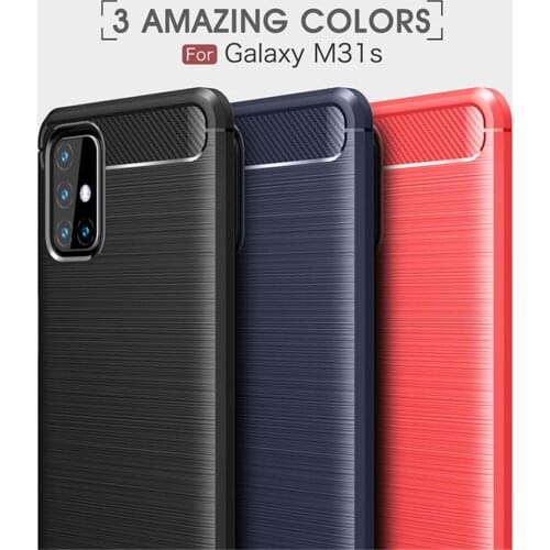 For Samsung Galaxy M31S Case Luxury Full Soft TPU Silicone Cover Case For Samsung M31S M 31S M31 S SamsungM31S Phone Cases