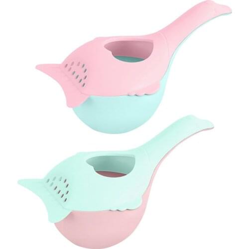 Baby Cartoon Shampoo Rinse Cup Handheld Shampoo Rinser BPA-Free Bath Rinser Hair Washing Cup For Toddlers Infants