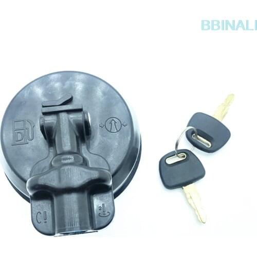 For HITACHI ZX ZAX60 70 200 210 360-5G excavator Diesel tank cap Anti-theft fuel tank cap excavator accessories