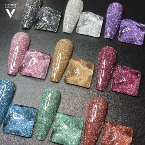 Crystal Diamond Color Gel Paints Crystal Lacquer CANNI Nail Art Glitter Pearl Diamonds Soak off Platinum UV LED Gel Nail Polish