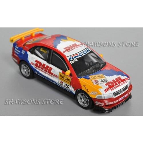 1:43 Scale Diecast Model Car Toys Audi A4 STW Racing Team Painting Miniature Replica Collections
