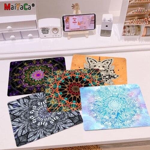 MaiYaCa Boy Gift Pad mandala flower totem Beautiful Anime Mouse Mat Top Selling Wholesale Gaming Pad mouse