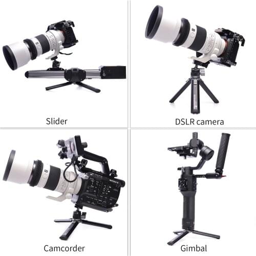 ANDYCINE Mini Tripod, Aluminum Alloy Selfie Stick with I/4 Screw Compatible smartphone/DSLR Camera/ for Vlogging