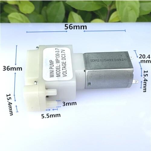 Mini Double-hole Air Pump DC 3.7V-5V Inflation Vacuum Pump Aquarium Oxygen Pump Eye Protector Medical Monitor Beauty Instrument