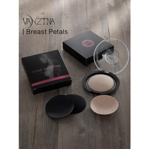 VANZTINA Reusable Women Breast Petals Nipple Cover Sexy Invisible Petal Bra Self Adhesive intimates accessories Chest stickers