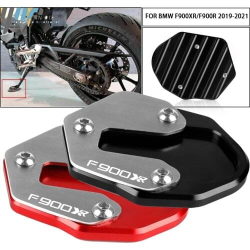Motorcycle Side Stand Enlarge Plate Kickstand Extension FOR BMW F900XR F900 XR R F900R 2019 2020 2021 CNC Aluminum Accessories