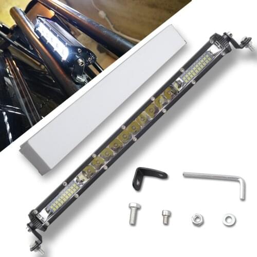 Single Row Led Work Light Bar Combo Beam 30Leds 36W Vehicle Coche Truck Tractor ATV SUV UTV 4X4 Lights 6000K IP68 13'' Aluminium