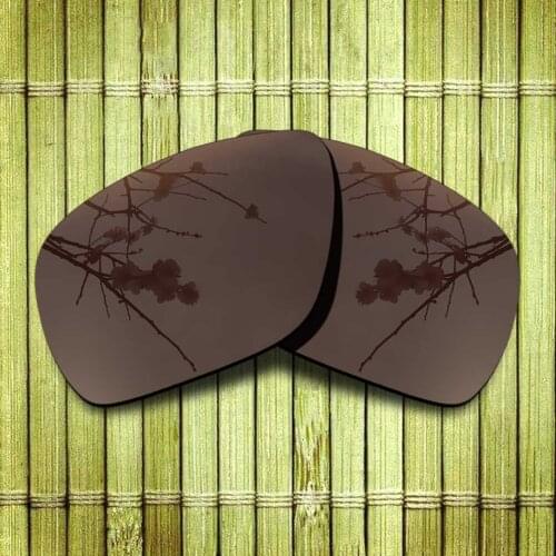 Polarized Replacement Lense For-Oakley Dispatch 1 Sunglasses Frame True Color Mirrored Coating - Brown Options