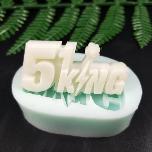 QT0279 PRZY Silicone Mold Mini Soap Mould 51king Handmade Soap Making Molds Candle Silicone Mold Resin Clay Mold Eco-friendly