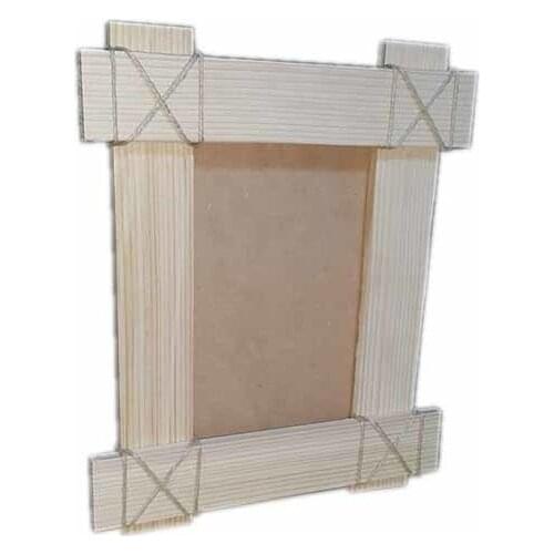 Modern Mona Bazaar Roped Wooden Picture frame 20 X25 cm фоторамка коллаж Photo frame