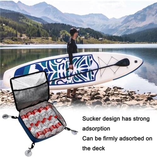 Surf Deck Cooler Bag Paddleboard Kayak Deck Bag Portable Top Mesh Pocket Speedboat Submarine Thermal Insulated Ice Pack