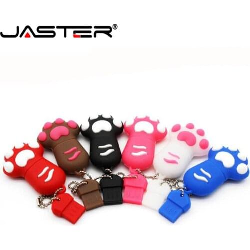 JASTER 64GB cartoon M Cat claw usb flash drive usb 2.0 4GB 8GB 16GB 32GB pendrive gift usb