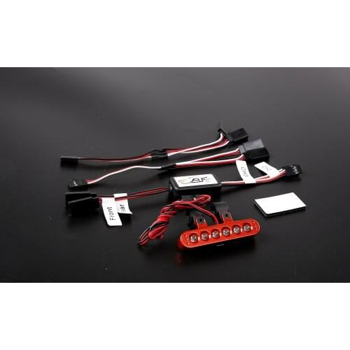 FVITEU CNC Rear Light Tail Light Set for 1/5 hpi baja 5b SS 5SC 4WD Rovan King Motor