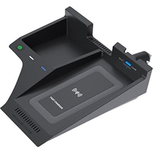 15W Car Qi Wireless Charger Fast Charging Plate Wireless Phone Holder for Nissan Sylphy 2020 2021