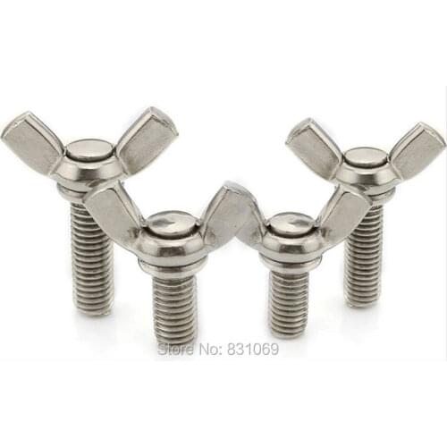 20pcs/Lot Metric M4x20mm Stainless Steel Wing Bolt Butterfly Bolt Screw Brand New