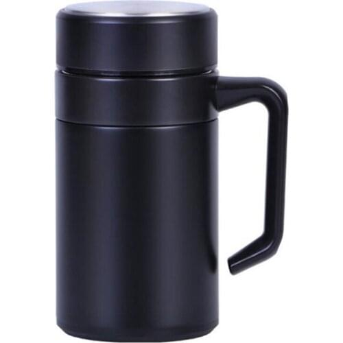 500ML Thermal Mug Stainless Steel Vacuum Flasks with Handle Thermocup Office Thermoses for Tea Insulated Cup