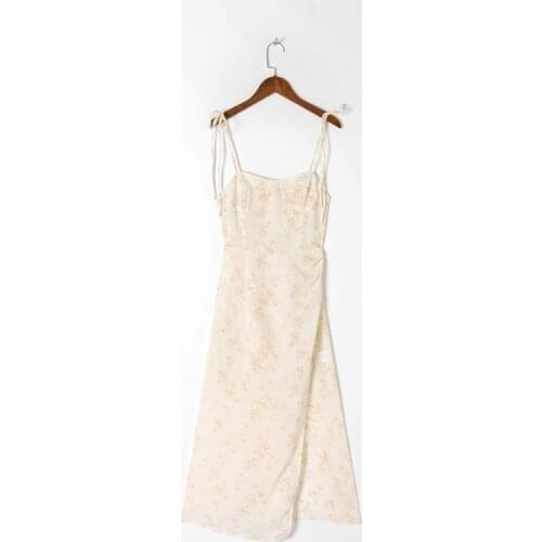 Summer Womens Casual Printed Slim Sling Dress