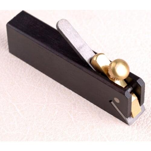 Mini Brass Black Scraper Block Plane Bullnose Wood Working Craft Planar Tool Carpenter