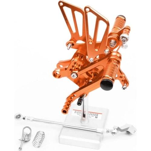 SMOK Motorcycle Pedal For Honda F4 1999-2000 F4i 2001 2002 2003 2004 2005 2006 2007 Aluminum Alloy Rearset Foot Pegs Footpeg