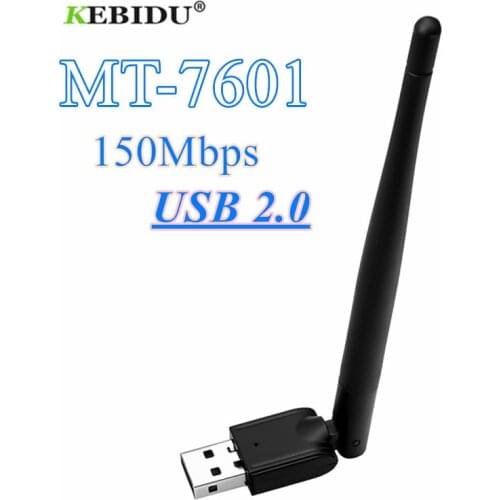 KEBIDU 150M USB 2.0 WiFi LAN Adapter Wireless Network Card 802.11 b/g/n with rotatable Antenna chipset Usb Wireless Adapter