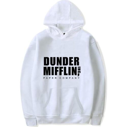 Men Hoodiesdunder mifflin Sweatshirts Printing Print Headwear Hoodie Hip Hop Streetwear Clothing