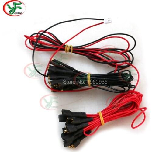Arcade DIY KIT Parts Cable Series Connection Wires With 6.3mm or 2.8mm For led Push Button Blub To Zero delay USB encoder