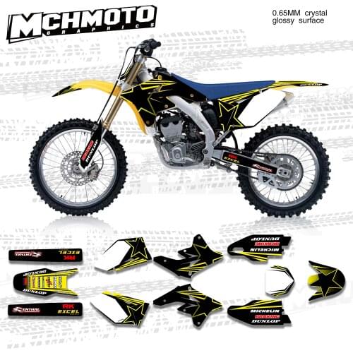MCHMFG Fairing Sticker for SUZUKI RMZ250 2007 2008 2009 Motocross Decals