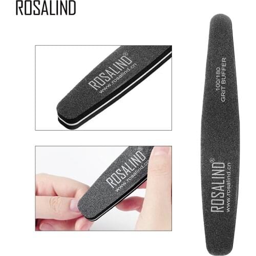 ROSALIND 1PCS Nail Files Full Pedicure Manicure Polishing PolishTools Manicure Pedicure Nail Art Tool