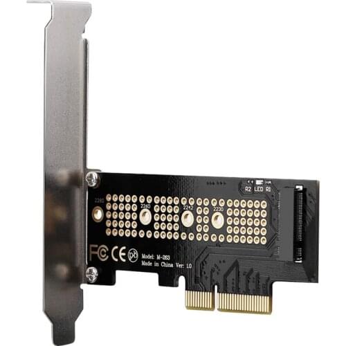 M2 to Pci-E 1X Expansion Card M.2 Hard Disk to SSD Card Reader for Nvme M2 Protocol for 2280 2260 2242 2230