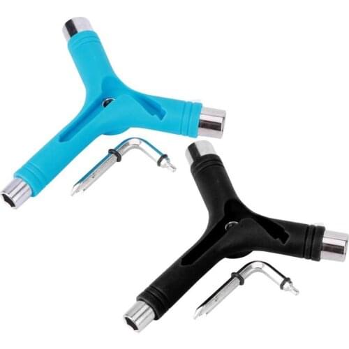 Professional Skateboard Tool Y Type Skateboard Wrench Skate Tool Screwdriver Socket Multi-functional Skateboard T-tool Wrench