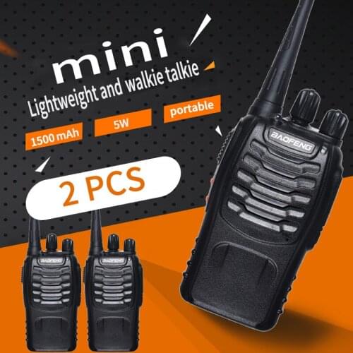 2 PCS baofeng walkie talkie Walkie-talkies Radio station Two-way car radio cheap Portable radio for hunting communication
