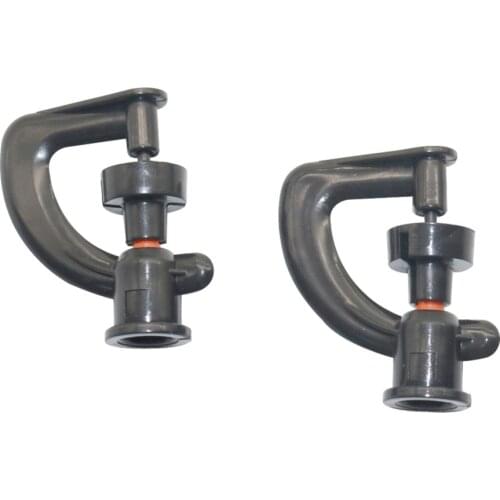 360 degree Rotating Atomization Nozzle with 7.5mm Interface Agricultura Greenhouse Watering Spray Nozzle 20 Pcs