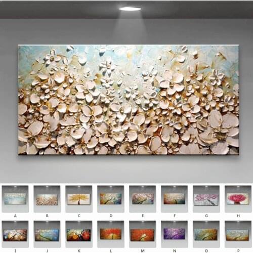 Hand painted canvas oil paintings modern wedding decor oil Painting Wall art Pictures home Decoration for living room on Canvans