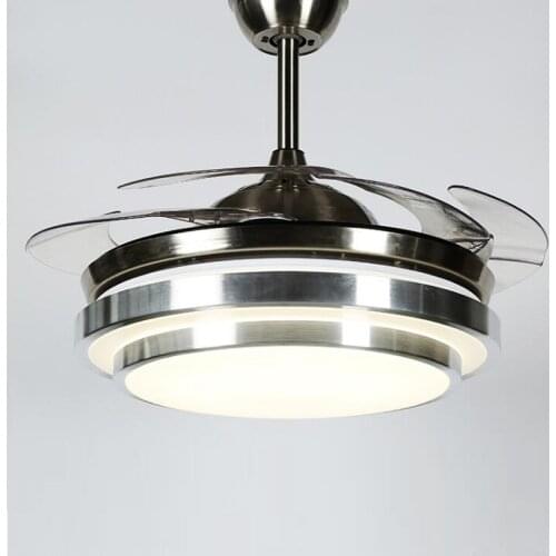 Modern Remote Control Ceiling Fan with LED light For Living Room Ventilador de techo Ceiling fans with Lights 36/42 inch