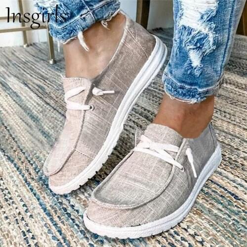 Women Spring Shoes 2021 New Light Slip On Ladies Comfortable Casual Loafers 35-43 Large-Sized Home Outdoor Female Flat Sneakers