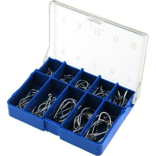 100 Ten-Box Boxed Fishing Hooks Really Sharp Well Designed Strong Corrosion Resistance Easily To Catch Fishes 100Pcs/Box