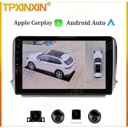 128G Touch Screen Car Radio For Peugeot 208 2008 2011 - 2020 Android Tape Recorder Multimedia Player Carplay Stereo GPS Tracker