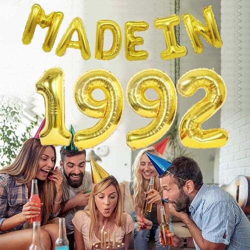 40 inch customizable digital aluminum balloon made in 18 30 40 50 birthday party decoration balloons can be wholesale