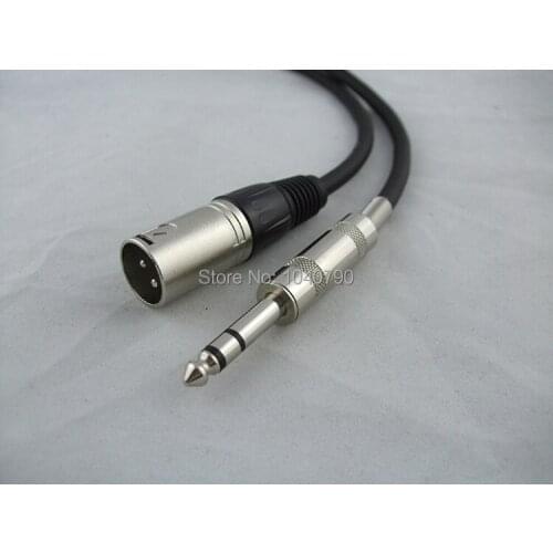 6.3/6.5/6.35 Three core public money Balance the cannon line The microphone cable Tuning decca dragon line 3M 9.6ft